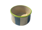 Clay mono bowl| lime/blauw